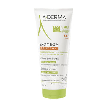 A-Derma Exomega Control Emollient Cream 200ml – Καταπραϋντική και ενυδατική κρέμα για ξηρό και ατοπικό δέρμα
